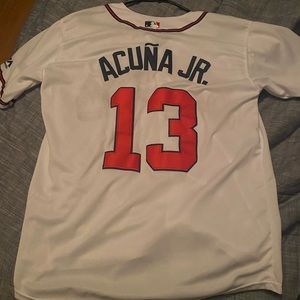 Ronald Acuña Jr jersey worn 2 times.